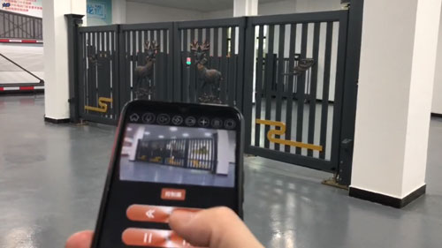 APP控制折疊門